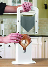 Load image into Gallery viewer, Hoan The Original Bagel Guillotine Universal Slicer, 9.25-Inch, White
