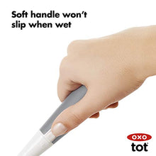 Load image into Gallery viewer, OXO Tot Bottle Brush with Nipple Cleaner and Stand, Gray
