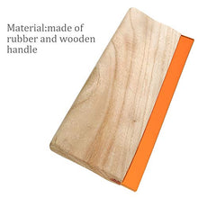 Load image into Gallery viewer, Caydo 3 Pieces 3 Sizes Screen Printing Squeegee, 75 Durometer Wooden Ink Scraper for Screen Printing Fabric, 5.9 Inch, 9.4 Inch and 13.7 Inch

