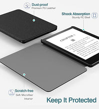 Load image into Gallery viewer, TiMOVO Case Fits All-New Kindle Paperwhite (6.8", 11th Generation, 2021 Release), Slim Lightweight Hard PC Protective Smart Cover with Soft Microfiber Interior, Auto Wake/Sleep Function, Black
