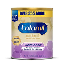 Load image into Gallery viewer, Enfamil Gentlease Sensitive Baby Formula Gentle Milk Powder 27.7oz Can Complete Nutrition with Easy to Digest Proteins, Omega 3 DHA, Iron &amp; Immune &amp; Brain Support (Package May Vary)

