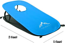 Load image into Gallery viewer, Himal Collapsible Portable Corn Hole Boards With 10 Cornhole Bean Bags And Tic Tac Toe Game 2 Games on 1 Board (2 x 1-feet)
