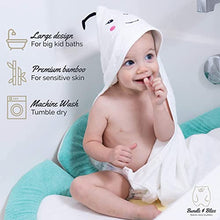 Load image into Gallery viewer, Organic Bamboo Baby Bath Flower Sink Insert Giftable 4PC Set | Baby Sink Bath Cushion, Bee Towel &amp; Washcloth | Flower Baby Bath Sink Insert Infant Tub | Flower Bath Baby Bather for Newborns
