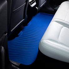 Load image into Gallery viewer, August Auto All Weather Heavy Duty Waterproof TPE Car Floor Mats for Tesla Model Y 2015-2022,Custom fit Protection,Set of 3 (Blue)
