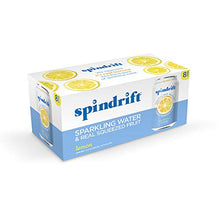 Load image into Gallery viewer, Spindrift, Sparkling Water, Lemon, 12 oz, (pack of 8)
