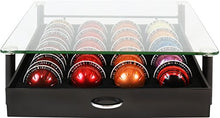 Load image into Gallery viewer, DecoBros Crystal Tempered Glass Nespresso Vertuoline Storage Drawer Holder for Capsules
