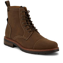 Load image into Gallery viewer, Dockers Mens Rawls Rugged Cap Toe Boot, Dark Tan, 10 M
