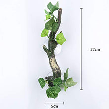 Load image into Gallery viewer, AQUA KT Reptile Corner Branch Terrarium Plant Decoration with Suction Cup for Amphibian Lizard Snake Climbing
