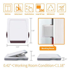 Load image into Gallery viewer, Child Proof Window Sliding Door Lock 2 Grey Packs (Suit for Working Space over 0.42in and under 1.18in) Security Your Baby Safe and Protect Kid outof Dangerous at Home (2, Grey)
