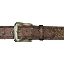Load image into Gallery viewer, Genuine Full Quill Ostrich Handmade 1 ½” Bronco Belts
