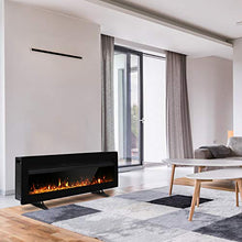 Load image into Gallery viewer, Maxhonor 40 Inches Electric Fireplace Insert Wall Mounted Freestanding Heater with Remote Control, 1500/750W, Black
