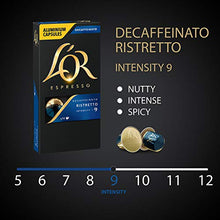 Load image into Gallery viewer, L'OR Espresso Capsules, Single Cup Aluminum Coffee Pods Compatible with Nespresso Original Machine (50 Count DECAF)
