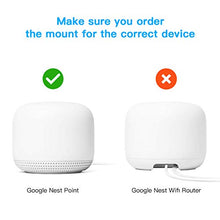 Load image into Gallery viewer, Koroao Outlet Holder Only for Google Nest WiFi Point, No Tools Required and No Cord Clutter Easy Moved Holder Bracket Compatible with Google Nest WiFi Point (3-Pack)
