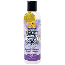 Load image into Gallery viewer, Organic Lavender Oatmeal Dog Shampoo and Conditioner | Hypoallergenic Conditioning Deodorizing Formula for Dogs Cats &amp; Pets | Treatment Wash Soothes Dry Itchy Skin | Aloe for Allergy Relief 8oz
