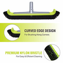 Load image into Gallery viewer, urchindj Heavy Duty Pool Brush &amp; Pool Vacuum Head Kit, Professional Pool Cleaning Tools for Cleaning Pool Walls, Floors etc.
