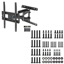 Load image into Gallery viewer, Full Motion TV Wall Mount and Universal TV Screws Pack Bundle

