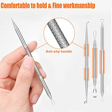 Load image into Gallery viewer, 2022 Latest 15 PCS Pimple Popper Tool Kit, Blackhead Remover Comedone Acne Extractor Tools, Professional Sharp Stainless Skin Blemish Removal Pimple Tools with Metal Case
