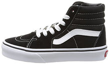 Load image into Gallery viewer, Vans Kids Sk8-Hi Sneakers - Black/True White - UK 13 / US 13.5 / EU 31/18.5 cm
