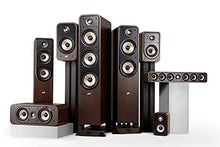 Load image into Gallery viewer, Polk Signature Elite ES30 Center Channel Speaker - Hi-Res Audio Certified and Dolby Atmos &amp; DTS:X Compatible, 1" Tweeter &amp; Two 5.25" Woofers, Dual Power Port for Effortless Bass, Contemporary Walnut
