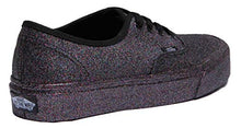 Load image into Gallery viewer, Vans Authentic Glit Womens Canvas Trainer in Black (UK 3, Black)
