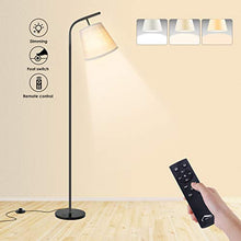 Load image into Gallery viewer, Wellwerks Arc Floor Lamps, Super Bright LED Torchiere Metal Floor Lamps, LED Floor Light with Remote Control，Standing Lamp with Stepless Dimmer for Living Room, Office and Bedroom

