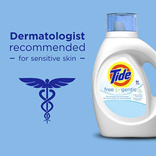 Load image into Gallery viewer, Tide Free &amp; gentle liquid laundry detergent, 96 loads, 138 Fl Oz
