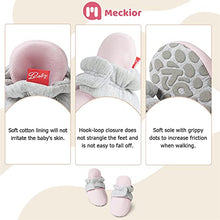 Load image into Gallery viewer, Meckior Infant Baby Boys Girls Cotton Booties Winter Fleece Warm Cozy Socks Soft Bottom Newborn Toddle First Walkers Crib Shoes with Grippers
