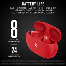 Load image into Gallery viewer, Beats Studio Buds - True Wireless Noise Cancelling Earbuds - Compatible with Apple &amp; Android, Built-in Microphone, IPX4 Rating, Sweat Resistant Earphones, Class 1 Bluetooth Headphones - Beats Red
