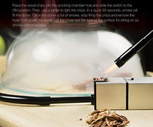 Load image into Gallery viewer, Gramercy Kitchen Company Cocktail Smoker - Includes Wood Chips - Smoking Gun | Smoke Meat, Drink &amp; Food Indoor Infuser | Ultimate Sous Vide Foodie Accessories Gift
