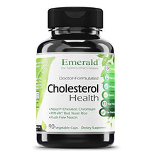 Load image into Gallery viewer, Cholesterol Health - with Flush-Free Niacin, CoQ10, Red Yeast Rice &amp; Garlic - Support Healthy Cholesterol Levels, Heart Health, and Blood Circulation - Emerald Labs - 90 Vegetable Capsules
