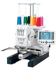Load image into Gallery viewer, Janome MB-4S Four-Needle Embroidery Machine with included Hat Hoop, Lettering Hoops
