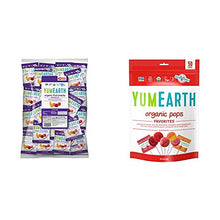 Load image into Gallery viewer, YumEarth Organic Fruit Snacks, 50 snack packs &amp; Organic Lollipops, Assorted Flavors, 50 Count (Packaging May Vary)
