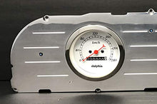 Load image into Gallery viewer, Dolphin Gauges 1960 1961 1962 1963 Chevy Truck 2 Gauge Dash Cluster Panel 3 3/8 Quad Style Metric Mechanical White
