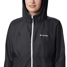 Load image into Gallery viewer, Columbia Women's Flash Forward Windbreaker, Water &amp; Stain Resistant, Black, Large
