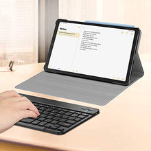 Load image into Gallery viewer, Fintie Keyboard Case for Samsung Galaxy Tab S6 Lite 10.4'' 2020 Model SM-P610 (Wi-Fi) SM-P615 (LTE), Slim Stand Cover with Secure S Pen Holder Detachable Wireless Bluetooth Keyboard, Black
