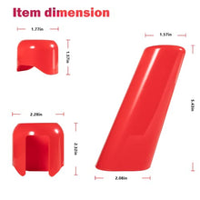 Load image into Gallery viewer, Center Gear Shift Cover,Handbrake Cover and Drive Mode Shift Cover Decoration Kit for Jeep Wrangler JL and Jeep Gladiator 2018-2021 Interior Accessories(Red)
