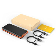 Load image into Gallery viewer, [Fast and Efficient] EasyAcc 26000mAh Power Bank 4 Ports External Battery Charger Portable Charger for Android Phone Samsung HTC Tablets - Black and Orange
