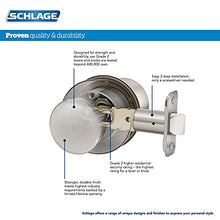 Load image into Gallery viewer, Schlage F40 GEO 619 Georgian Door Knob, Bed &amp; Bath Privacy Lock, Satin Nickel
