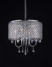 Load image into Gallery viewer, Whse of Tiffany RL5633 Deluxe Crystal Chandelier, 9" x 17" x 17"

