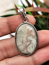 Load image into Gallery viewer, Beautiful rhodochrosite pendant in 925 sterling silver - gemstone/crystal gift |Mother's Day/engagement/wedding/anniversary/birthday gift
