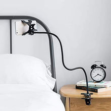 Load image into Gallery viewer, Car Smartphone Mount and Gooseneck Phone Holder with Long Arms for Desk Chair Bed Handsfree Cell Phone Stand Perfectly Fit iPhone and Any Other Devices
