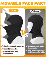 Load image into Gallery viewer, Breathable Kids Balaclava Ski Mask Boys Girls-Unique Design-Movable Face Part Black
