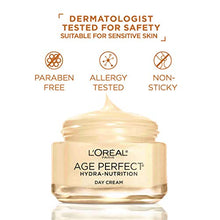 Load image into Gallery viewer, L'Oreal Paris Skincare Age Perfect Hydra-Nutrition Anti-Aging Day Cream with Manuka Honey Extract, 1.7 Ounce
