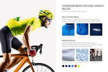 Load image into Gallery viewer, TSLA Men's Long Sleeve Bike Cycling Jersey, Quick Dry Breathable Reflective Biking Shirts with 3 Rear Pockets, Cycle Long Sleeve(mct21) - Neon Yellow, Large
