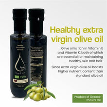 Load image into Gallery viewer, Drop of Life Organic Extra Virgin Olive Oil with Unmatched Flavor &amp; Texture, Unfiltered, Anti-Oxidant Non-Allergenic &amp; Gluten Free ((Pack of 1) - 500 ML)
