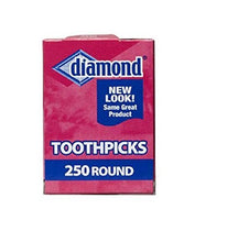 Load image into Gallery viewer, Diamond Round Toothpicks, Pack of 750
