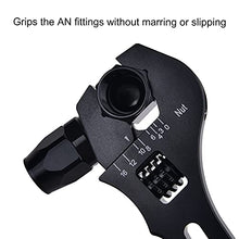 Load image into Gallery viewer, EVIL ENERGY AN Hose Fitting Adjustable Wrench Spanner Lightweight Aluminum 3AN-16AN Black
