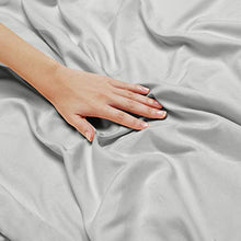 Load image into Gallery viewer, Nestl Luxury Queen Sheet Set - 4 Piece Extra Soft 1800 Microfiber-Deep Pocket Bed Sheets with Fitted Sheet, Flat Sheet, 2 Pillow Cases-Breathable, Hotel Grade Comfort and Softness - Silver Gray
