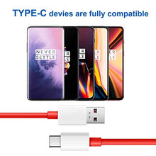 Load image into Gallery viewer, OnePlus 8 pro Warp Charger,30W Quick Rapid Charge Power AC Wall Adapter [5V 6A] with USB-C Fast Charging Data Cable（3.3FT Compatible with OnePlus 8/7Pro/ 6T/ 6/ 5T/ 5/ 3T/ 3 (White)
