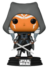 Load image into Gallery viewer, Funko Pop! Star Wars: The Mandalorian - Hooded Ahsoka with Dual Sabers Vinyl Bobblehead, Amazon Exclusive
